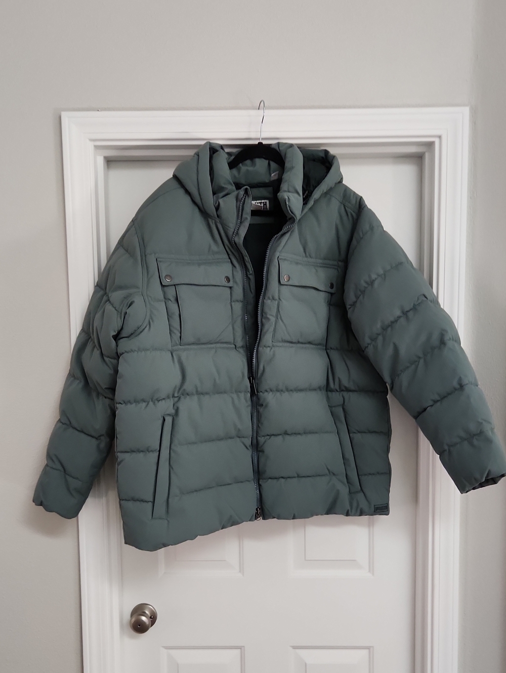Duluth & Co. Solar Insulator Jacket with Hood - Sage Green
